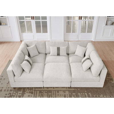 Canapé modulaire 6 pièces Belandina