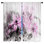 Rideaux à motif floral - 2 panneaux