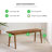 Drea Large Walnut Effect Wooden Dining Table Set - Traditional Rustic Farmhouse Style-1454321674