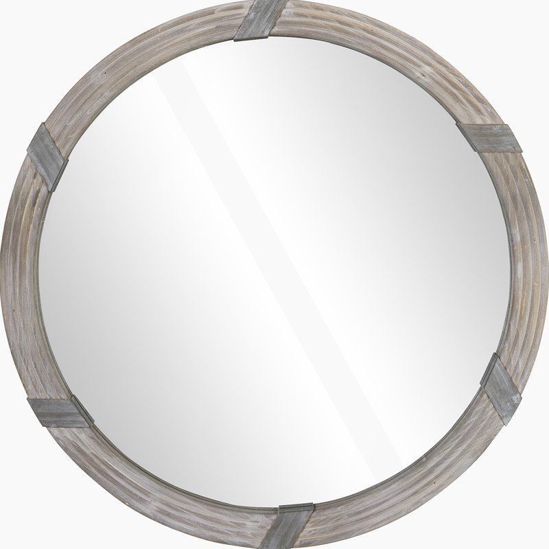 Miroir mural en bois 30,75 "
