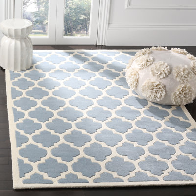 Carolene Hand Tufted Wool Geometric Rug