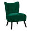 Fauteuil d'appoint en velours capitonné-1814786821