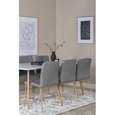 Braun 6 - Person Dining Set