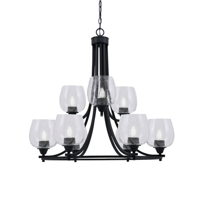 Paramount 9 Light Uplight Chandelier