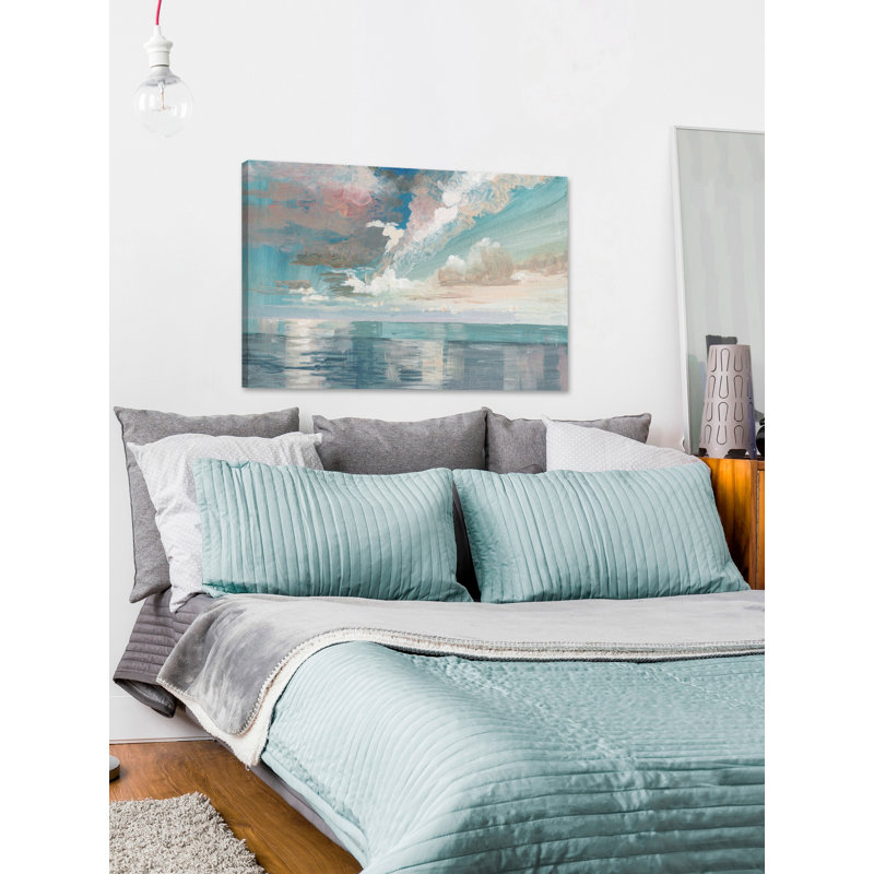 Pastel Sky - Wrapped Canvas Painting, 51cm H x 76cm W x 3.81cm D