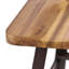 Tabouret de bar en bois massif Cem