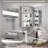 Hartli 24"W* 32"H Recessed or Surface Mount LED Medicine Cabinet Mirror with Dimmable Light & Socket-794571449-794571430