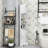 Castellane Elegant Corner Tall Bathroom Cabinet with Adjustable Shelves and Storage Cabinet-305469888