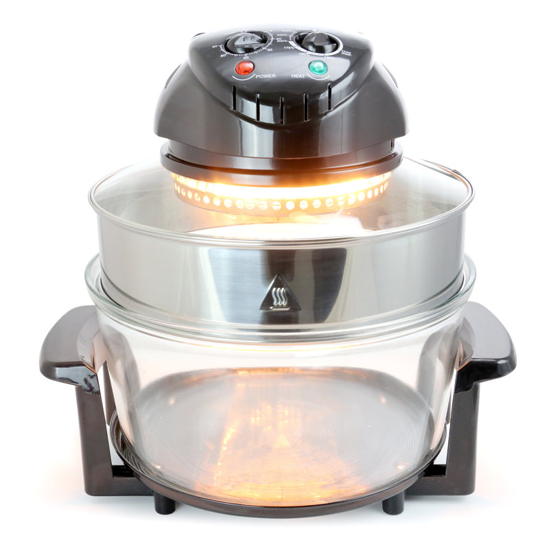 Friteuse à air multiusage à comptoir multi-purpose méga chef, Noir