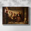 «Neighbours» (Naboer), 1855 - Adolph Tidomm, toile tendue avec châssis-132874983-132874986