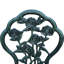 Germain Rose Floral Outdoor Garden Patio Bistro Set-1375171181