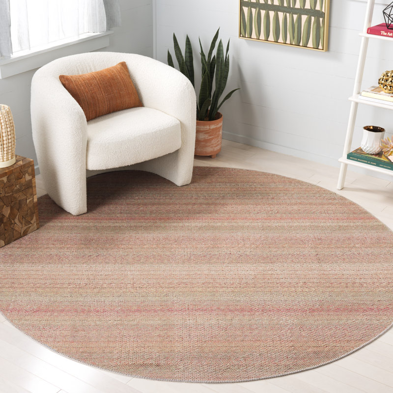 Keunna Performance Striped Rug, Round 7'