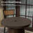 Counter Height 37"H X 31.5“W Rattan Propane Outdoor Fire Pit Table With Cover-899796257