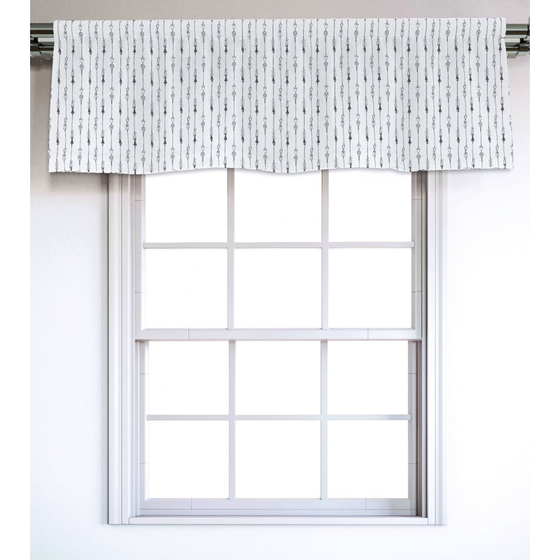 Sateen Ruffled Window Valance