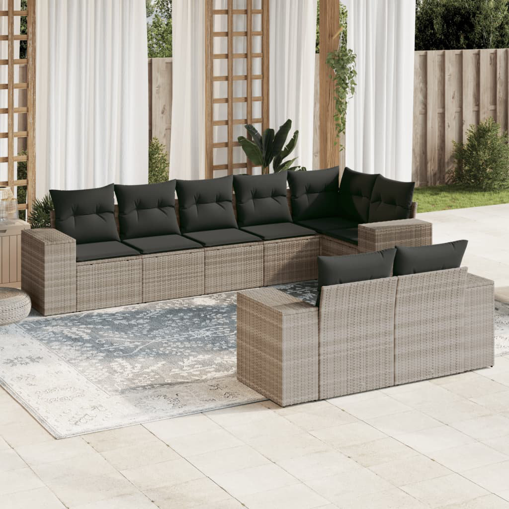 Gartensofa mit Kissen