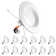 7.32'' Selectable Color Temperature Dimmable LED Retrofit Recessed Lighting Kit