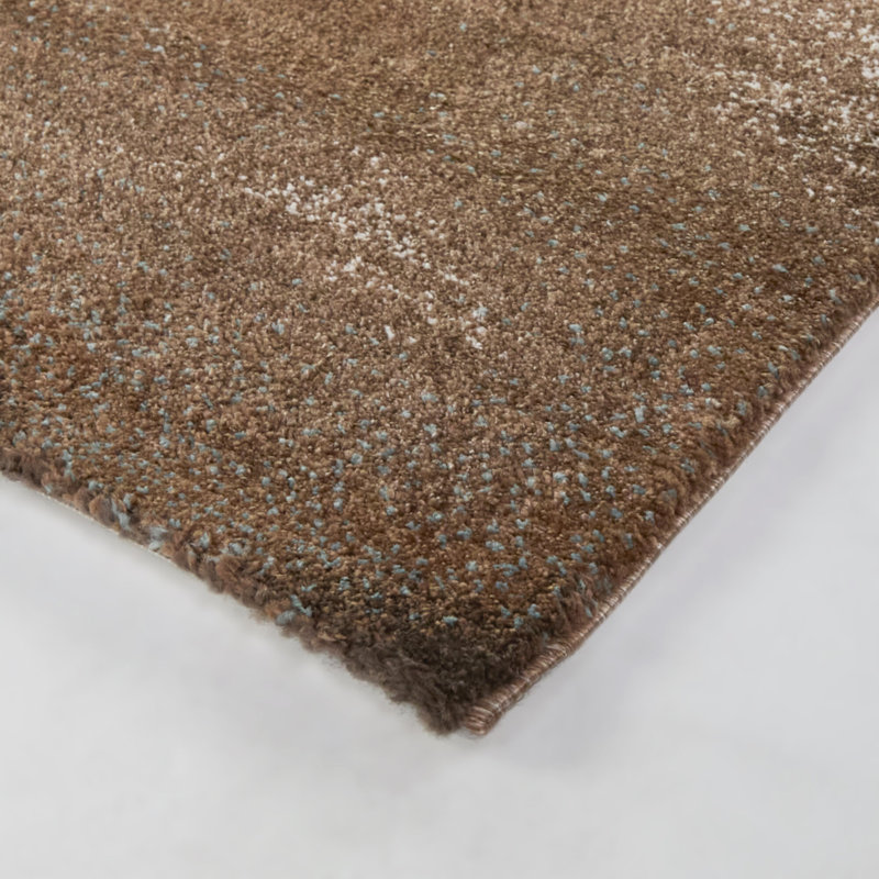 Tapis brun à motif abstrait Babin, Rectangle 5 pi 3 po x 6 pi 11,9 po