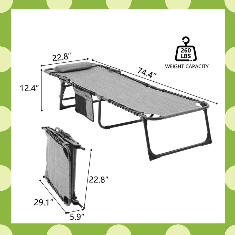 Chaise longue d'extérieur Tapanga, Gris foncé