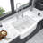 White Farmhouse Sink - 24 X 19 X 10 Inch White Kitchen Sink Ceramic Arch Edge Apron Front Single Bowl Farm Kitchen Sinks