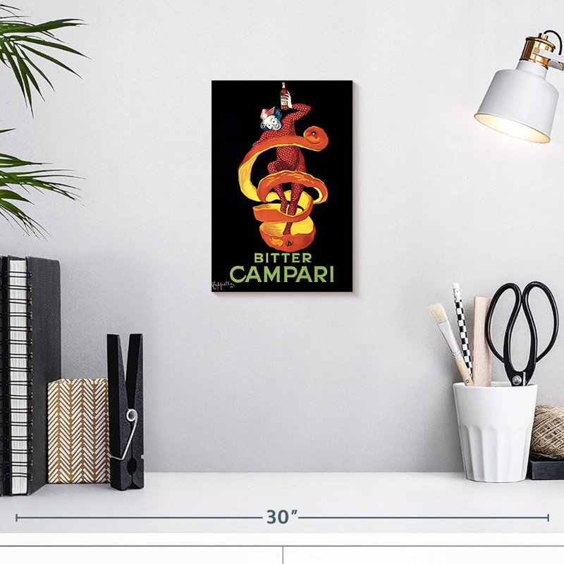 Tergel amer Campari, H 12 po x l 8 po