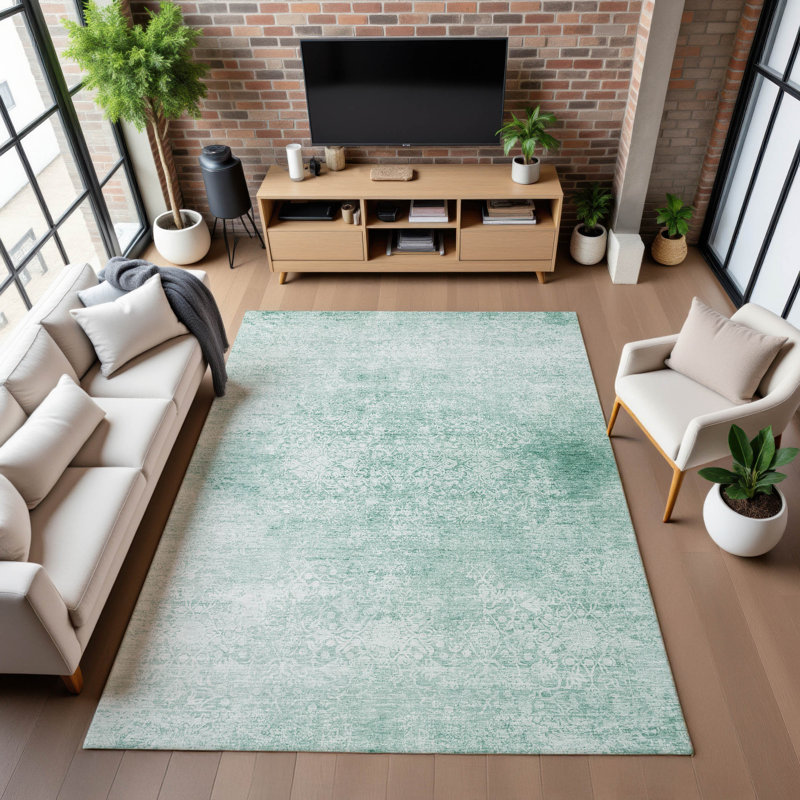 Premium Machine Washable Verlin AMF1763 Global Rug, Rectangle 10' x 14'