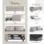 2 Seater Linen Sofa Bed-1907410471