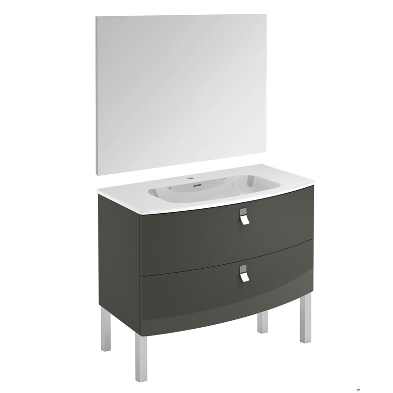 Rondo 39'' W Single Vanity, Anthracite