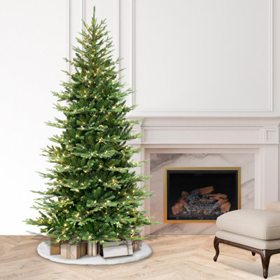 90' Lighted Fir Christmas Tree