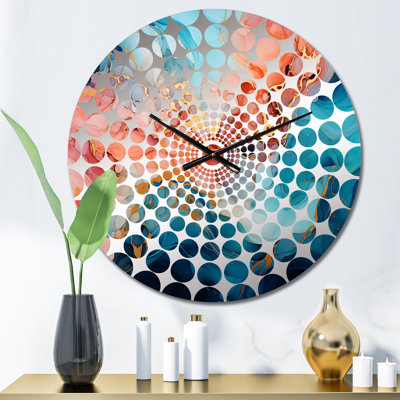 Athienou - Abstract Shapes Wall Clock