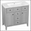 Ensemble de meuble-lavabo simple avec plateau 35,98 Samiha-2033016732