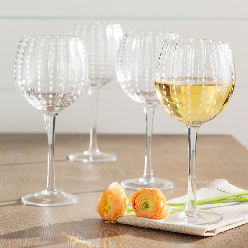 18 oz. Delleker Verre à vin, Transparent