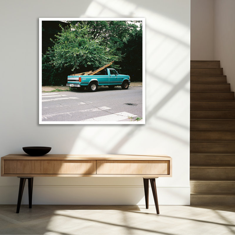 Good Good "Kensington Ford", art mural par Stanley Collins | Reproduction de photo encadrée - Carré, H 12 po x l 12 po, Gold