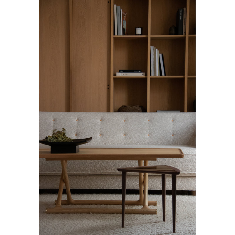 Jäger Solid Wood Coffee Table, Natural Oak