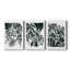 Encre jungle I - toile tendue sur mesure - 3 pièces-204708450