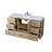 Soma 60'' Double Bathroom Vanity with Engineered Marble Top-875252503