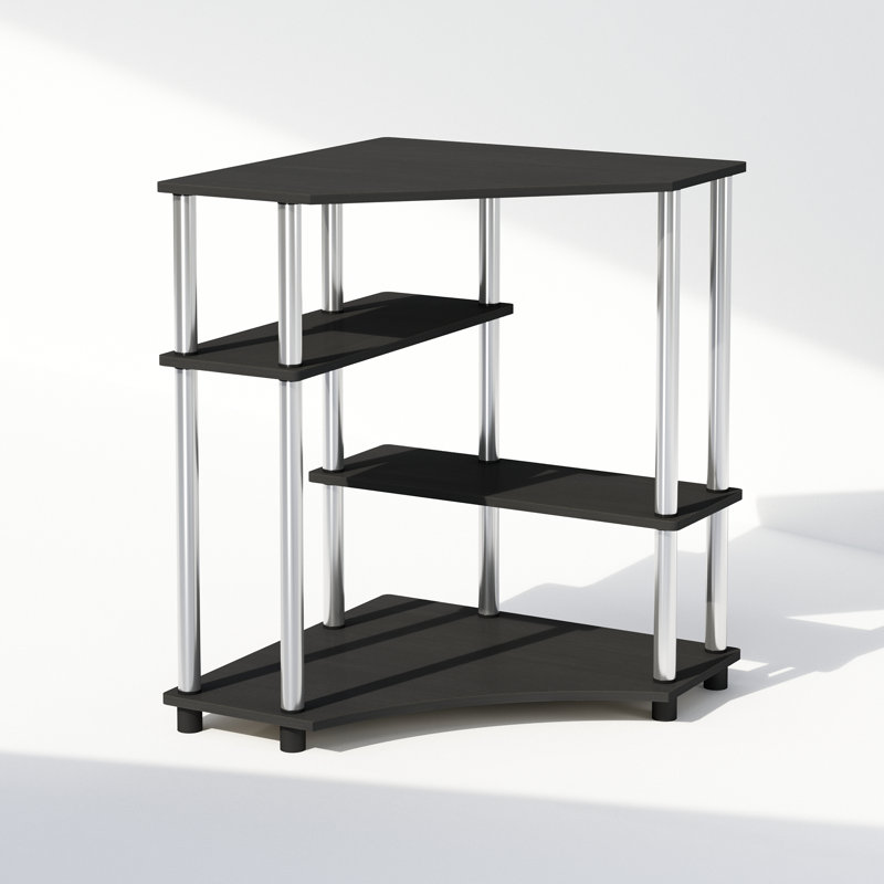 Cathriona 78.99cm W Stainless Steel Shelving Unit, Americano/Stainless Steel