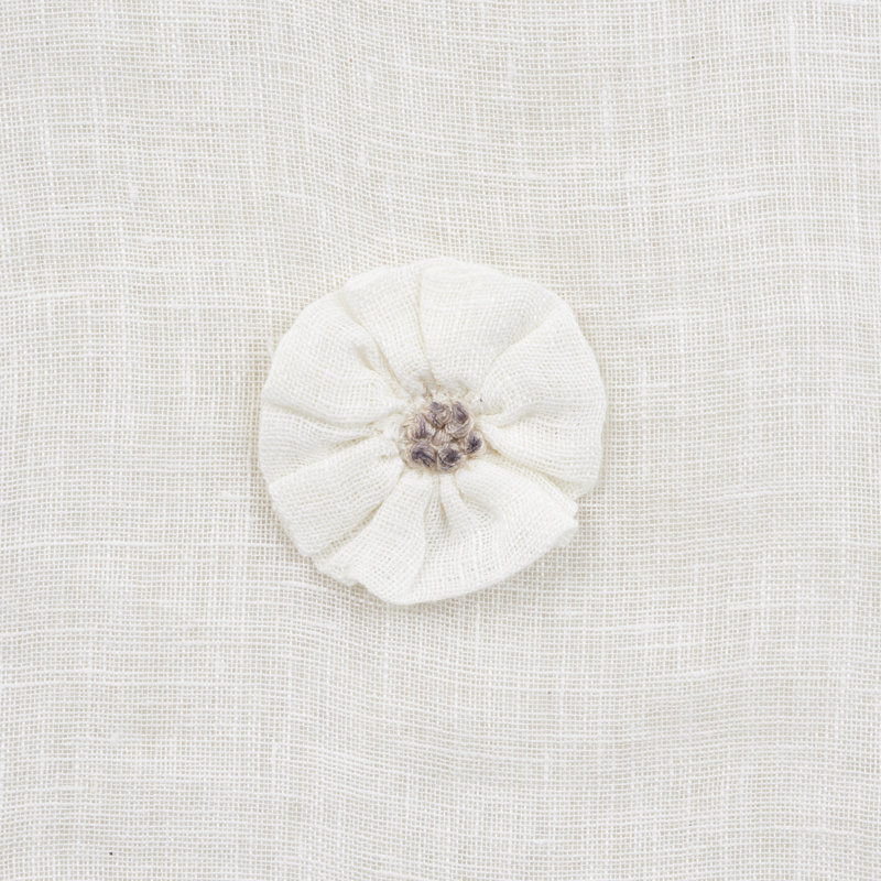 Button Flower Sheer Fabric