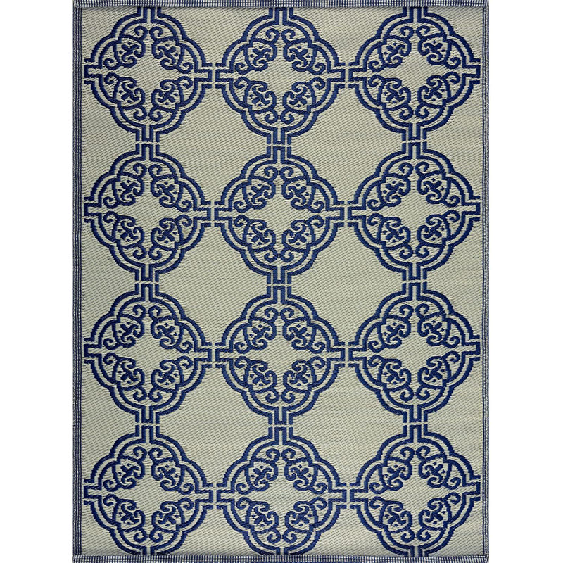 Ancha Oriental Indoor / Outdoor Rug, Rectangle 8' x 10'