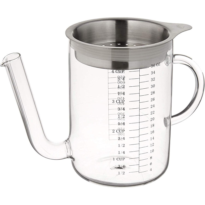 Séparateur en acier inoxydable avec verre borosilicaté