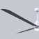 Alessandra - Three Blade Transitional Ceiling Fan -LED