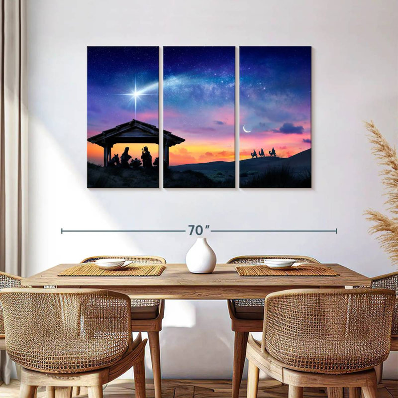 Adella Christmas Star, 36" H x 57" W