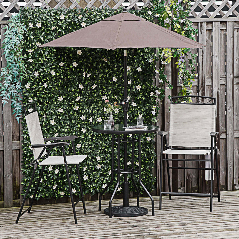 Ensemble de mobilier de patio extérieur, Beige