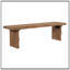 Banc en bois avec pieds robustes