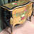 Hand-Painted Gold Leaf Three-Drawer Cabinet