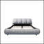 Lit gris luxueux avec plis exquis et tête de lit ultra-douce pour un confort et un style ultimes-31771515