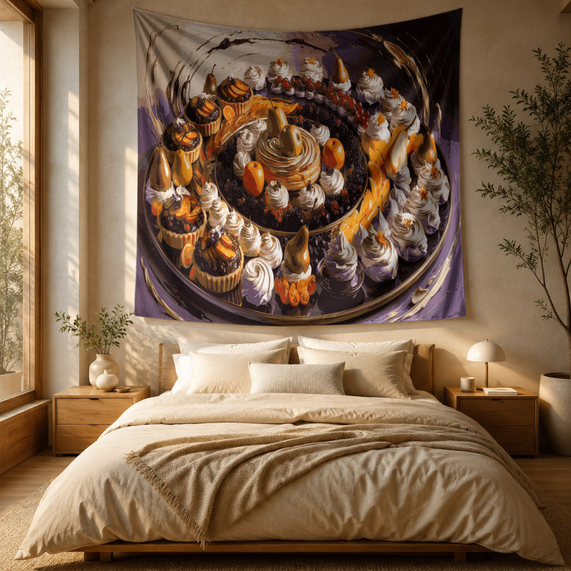 Tapisserie murale Desserts, 51 po x 60 po