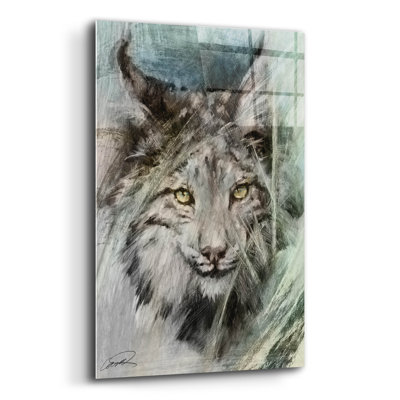 " Lynx Brushstroke " by Robert Campbell