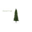 Slender Green Realistic Artificial Spruce Feather Christmas Tree with Clear/White Lights