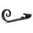Hand Forged Scroll Shutter Holdback, Pair