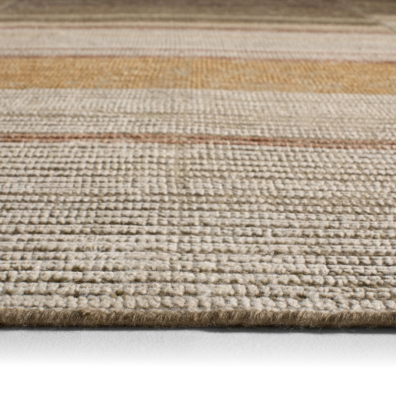 Jaipur Living Julisa BEZ07 Handknot Striped Tan/Brown Area Rug (10'X14'), Rectangle 8' x 10'